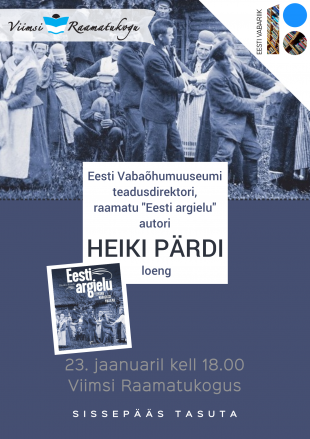 EV100: Raamatu ''Eesti argielu'' autori Heiki Prdi loeng