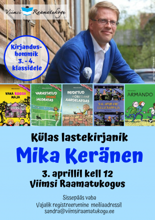 Klas lastekirjanik Mika Kernen