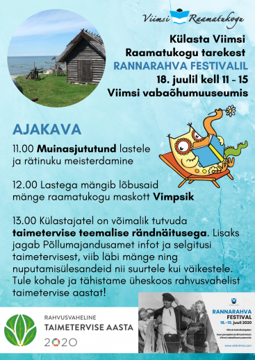 Viimsi Raamatukogu Rannarahva festivalil