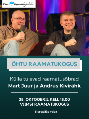 htu raamatukogus! Klas raamatusbrad Mart Juur ja Andrus Kivirhk