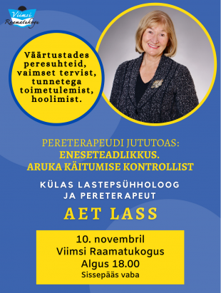 Klas lastepshholoog ja pereterapeut Aet Lass