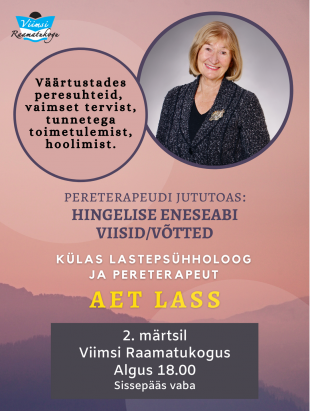 Klas lastepshholoog ja pereterapeut Aet Lass