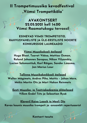  II Trompetimuusika kevadfestival „Viimsi Trompetikla“