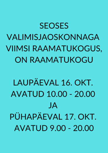 Valimisjaoskond Viimsi Raamatukogus