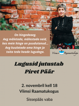 Lugusid jutustab Piret Pr