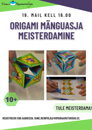 Origami mänguasja meisterdamine