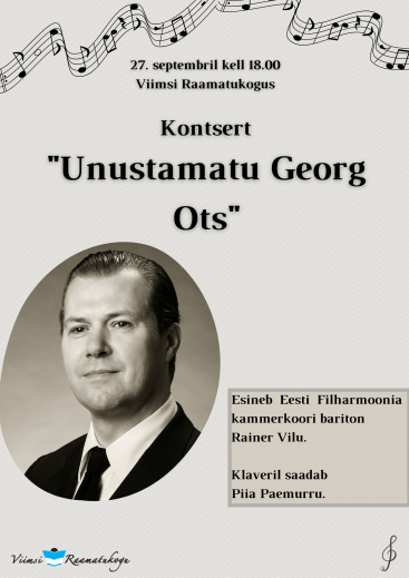 Kontsert ''Unustamatu Georg Ots''