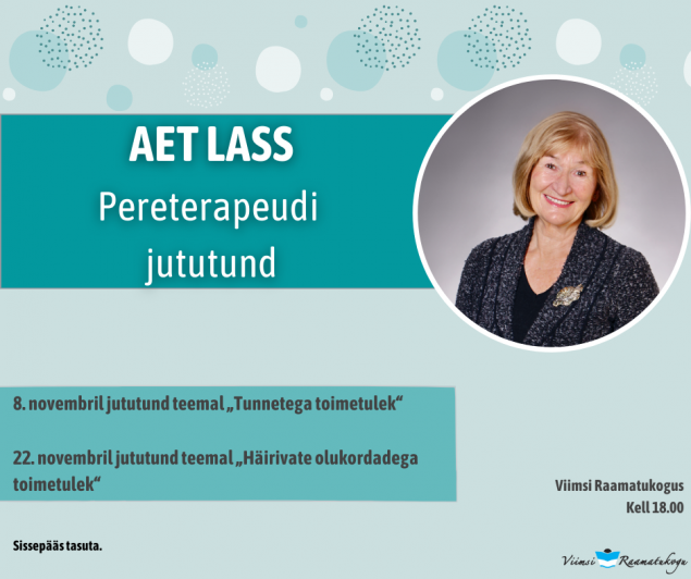 Aet Lass. Pereterapeudi jututund