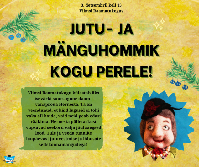 Jutu- ja mnguhommik kogu perele