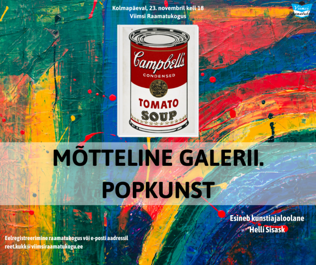 Mtteline galerii. Popkunst