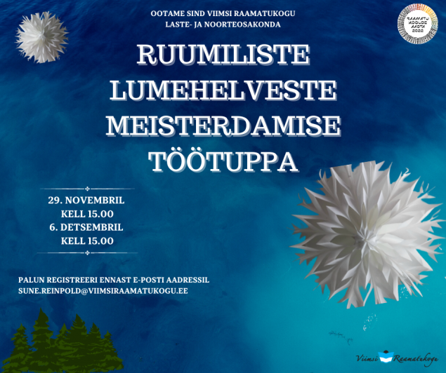 Ruumiliste lumehelveste meisterdamise ttoad