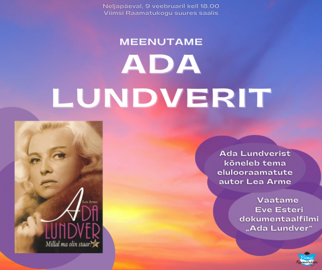 Meenutame Ada Lundverit