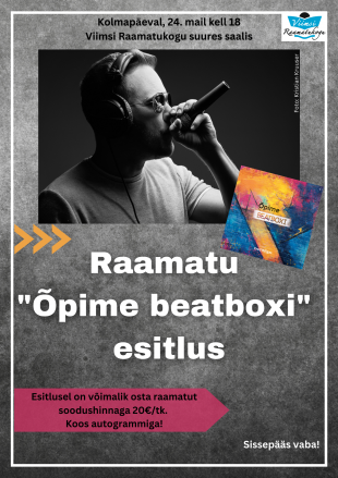 Raamatu ''pime beatboxi'' esitlus