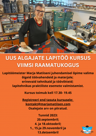 Marja Matiiseni uus algajate lapit kursus