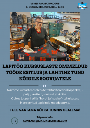 Lapit kursuslaste mmeldud tde esitlus ja lahtine tund kigile soovijatele