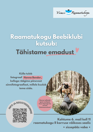 Beebiklubi: k�las s�nnifotograaf Hanna Bender