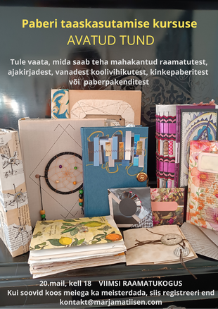 Paberi taaskasutamise kursuse avatud tund