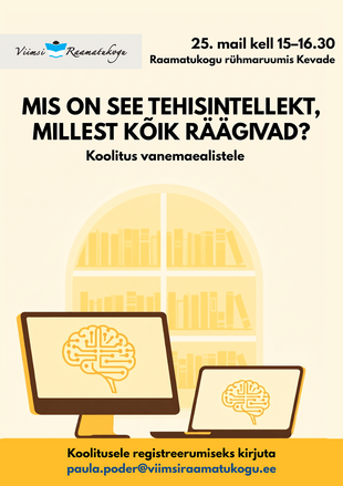 Koolitus vanemaealistele: mis on see tehisintellekt, millest k�ik r��givad?