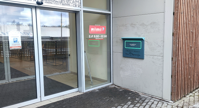 Laenutusautomaat ja tagastuskastid