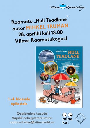 Klas raamatu ''Hull Teadlane'' autor Mihkel Truman