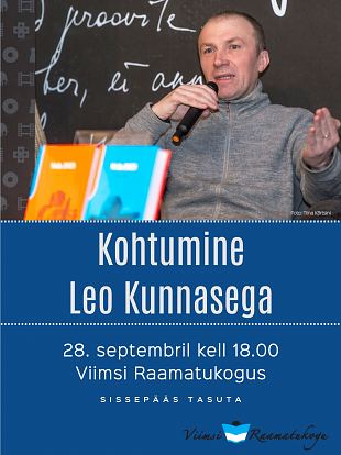 28. septembril k 18 kohtumine Leo Kunnasega