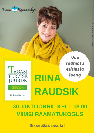 Riina Raudsiku raamatuesitlus ja loeng